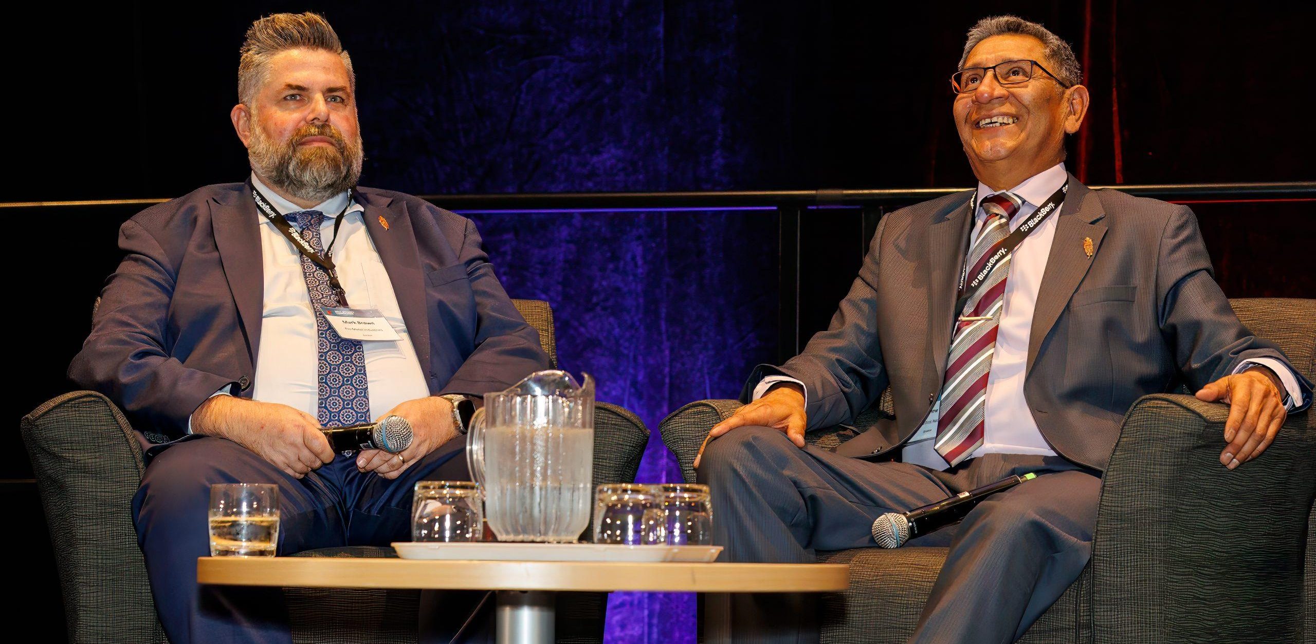 On-stage fireside discussion at Best Defence Conference
